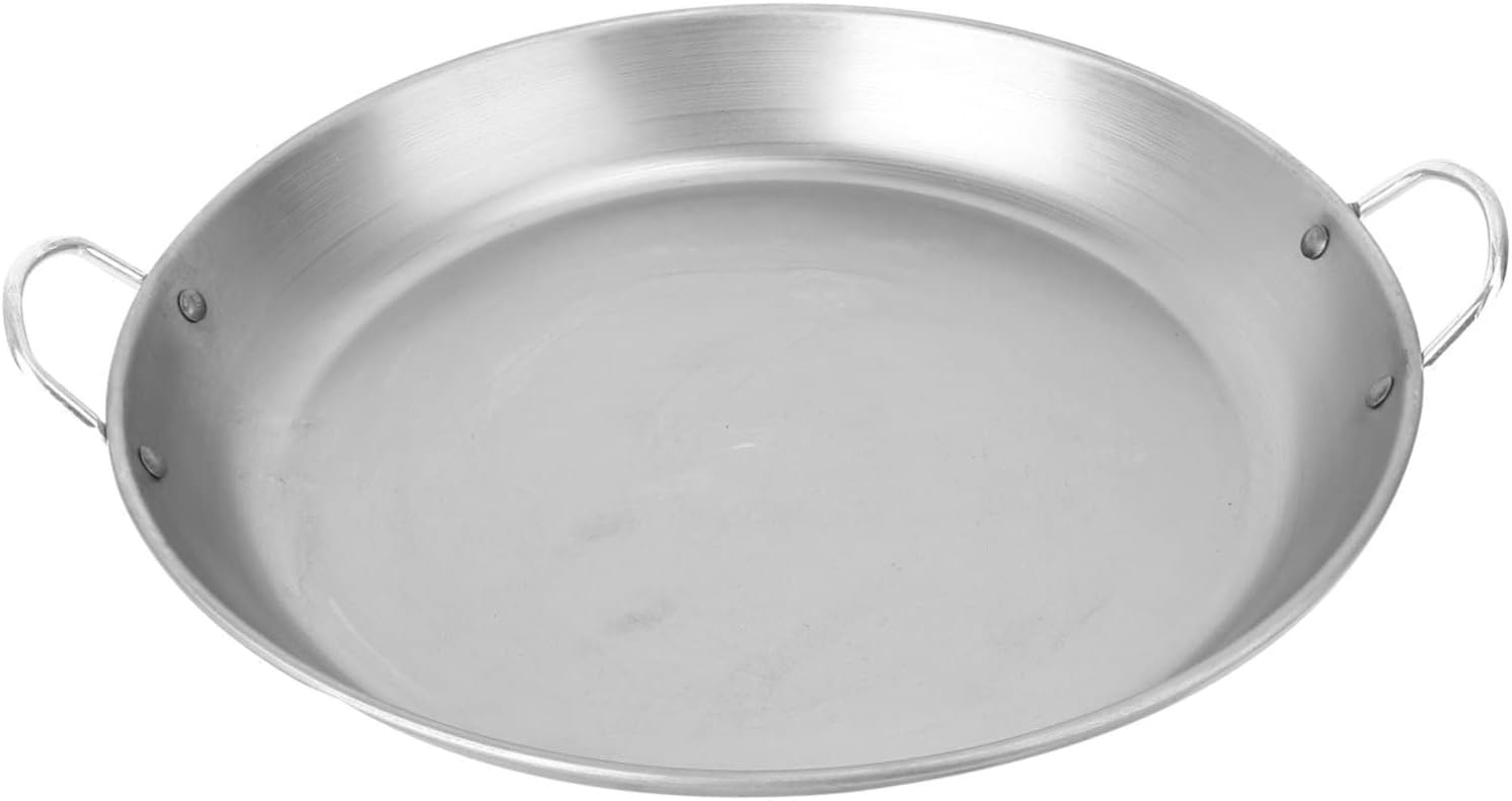 1pc Iron Plate Barbecue Grill Pan Round Cooking Surface for Steaks Chicken and Skewers Wrought Iron Easy to Clean for Outdoor and Indoor Cooking