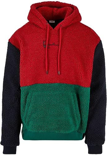 Karl Kani Herren KM223-051-1 Metal Signature Block Teddy Hoodie...