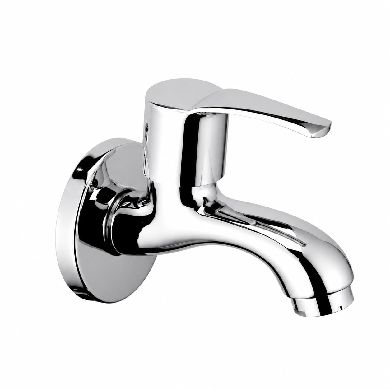 Maipo Phonix Honey Brass Bib Tap with Wall Flange|Wall Mounted Brass Bib Cock Faucet Water Tap for Bathroom, Kitchen, Wash Basin & Utility Area|Chrome Finish|Foam Flow|7 Year Replacement Warranty-image-17