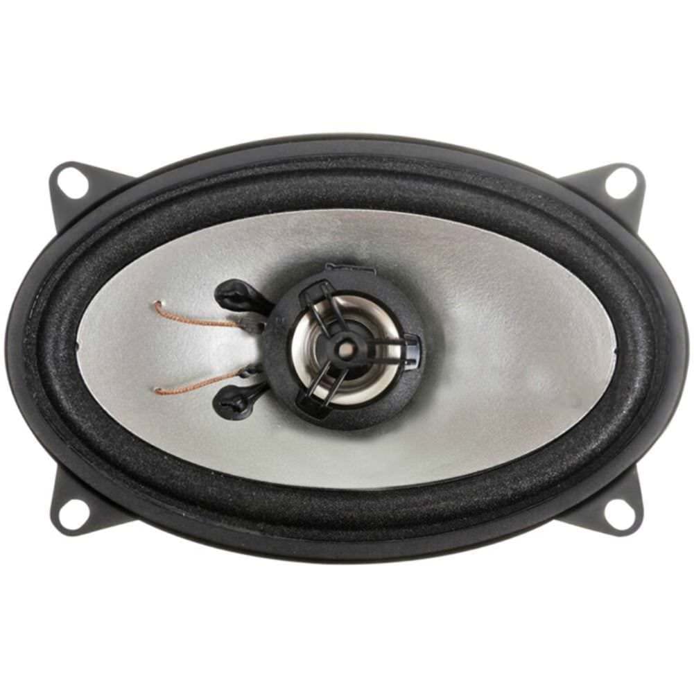 Kit Set para Alpine SXE-4625S 2 Altavoces coaxiales de 2 vías 4" x 6" 10 x 15 cm 100x150 mm 20 vatios rms y 150 vatios máx para Coche, por par + 5 Pegatinas + Tornillos de instalación incluidos