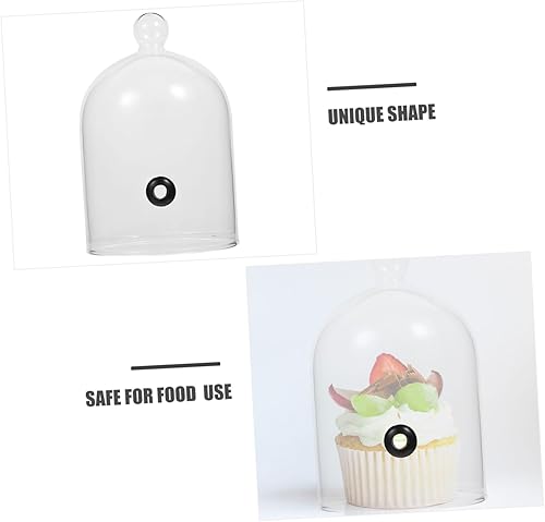 Miniatura 3 de Cubierta de cristal para tartas, cubierta de pastel para hornear, platos, postre, alimentos, pan, transparente, 1 ud