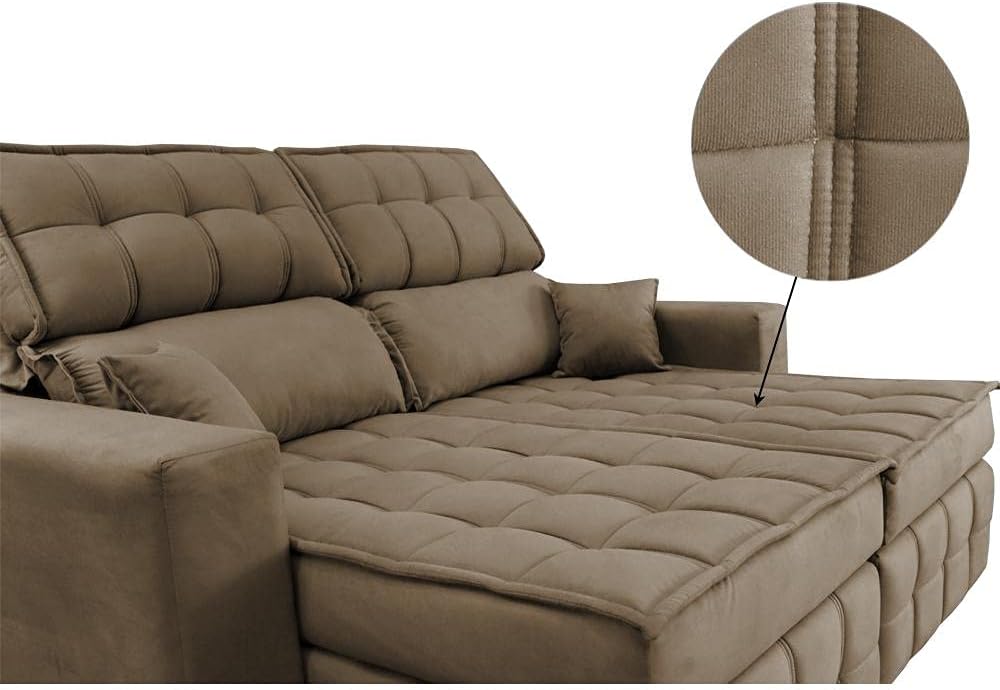 Sofá em um fundo neutro, destacando suas características. Sofá em um fundo neutro, destacando suas características.