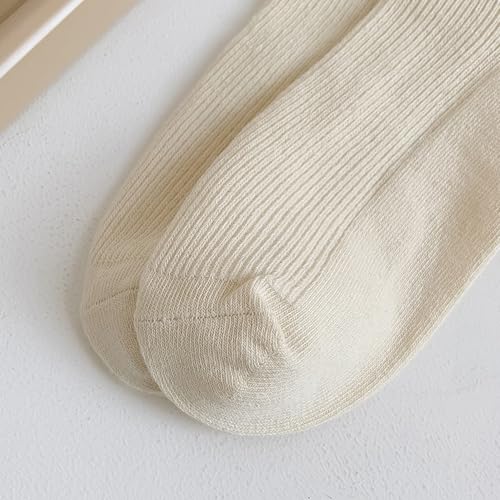 Image of Starella Women's Ruffle Ankle Socks Cute Bow Frilly Lettuce Cotton Crew Dress Sock for Loafers