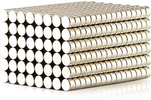 250 Pieces 2x1mm Multi-Use DIY Personalized Refrigerators Magnets for Art Hooks,Building,Scientific,Craft