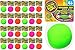 JA-RU Slow Rising Squishy Dough Balls Fidget Toy (24 Units Assorted Colors) Neon Pink, Green, & Orange Stretchy Stress Balls for Kids. Stress Relief Anger Management Toys. 401-24p
