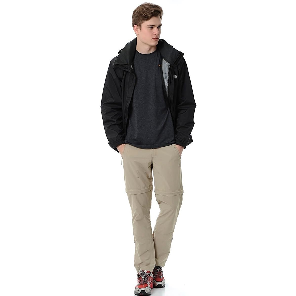THE NORTH FACE - Zaino Fall Line - Zaino riflettente per la scuola, il lavoro e i viaggi con custodia per laptop foderata in pile