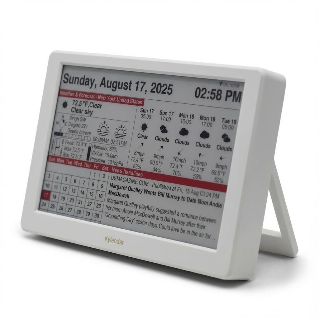 Amazon.co.jp: SkuDock スマートデジタルカレンダー、7インチ電子