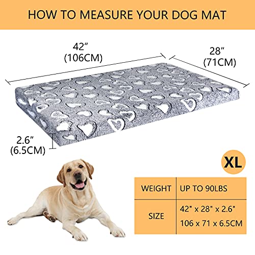 VANKEAN Dog Crate Mat Reversible Cool and Warm, Stylish Dog Bed for Crate with Waterproof Inner Linings and Removable… - Image 2