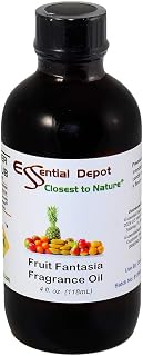 Fruit Fantasia Fragrance Oil - 4 oz - Supplied in 4 oz. Amber Glass Bottle with Black Phenolic Cone Lined and Safety Sealed Cap