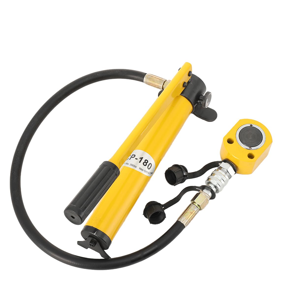 Siłownik hydrauliczny CDZHLTG 10T Siłownik hydrauliczny podnoszący z hydrauliczną pompą ręczną CP-180, skok tłoka 10 mm do mostów, budownictwa i przemysłu maszynowego