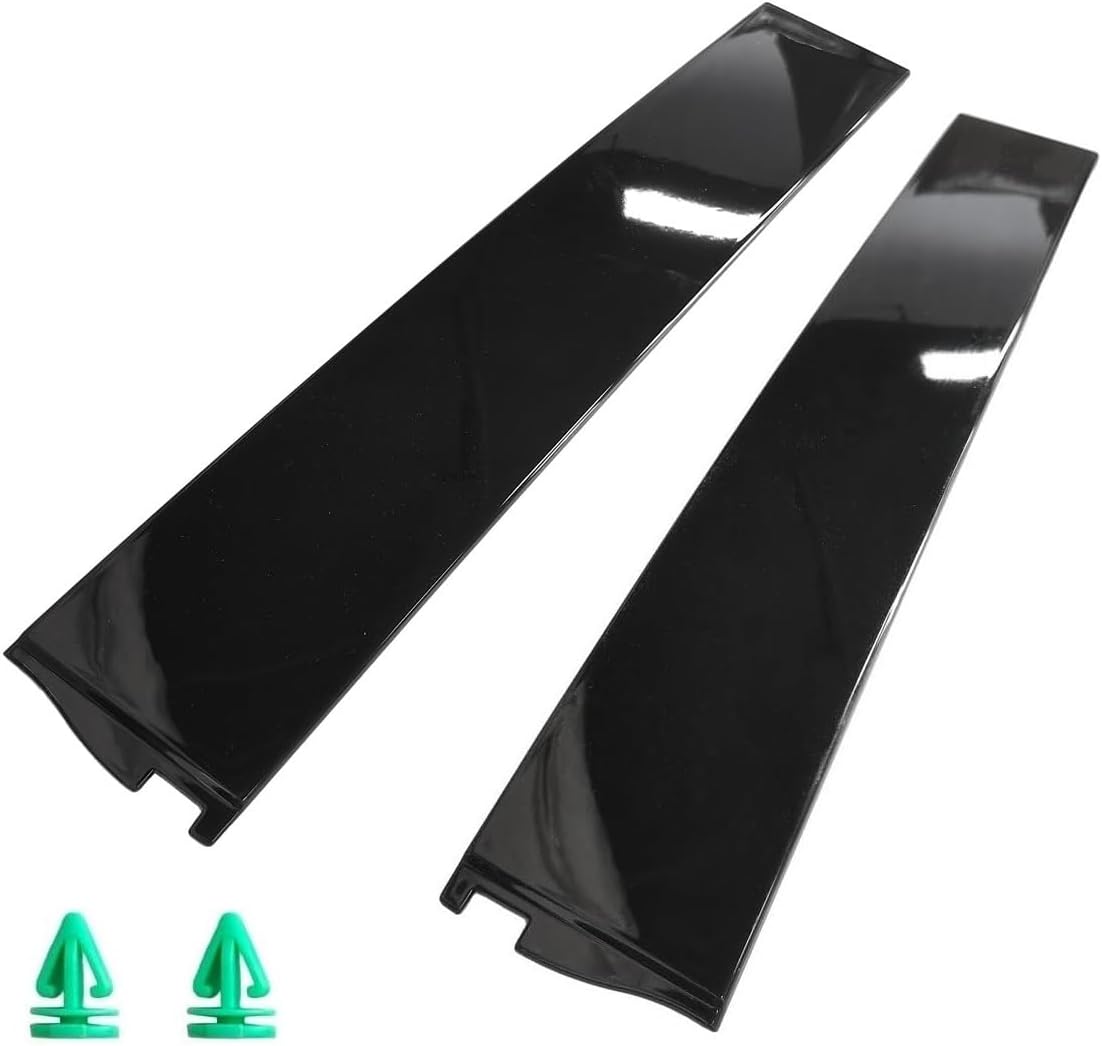 Front Driver & Passenger Side B-Pillar Window Trim Door Molding Set Replacement for Cadillac Escalade for Chevrolet Suburban Tahoe for GMC Yukon XL Replace 20963325 926-241 926-242