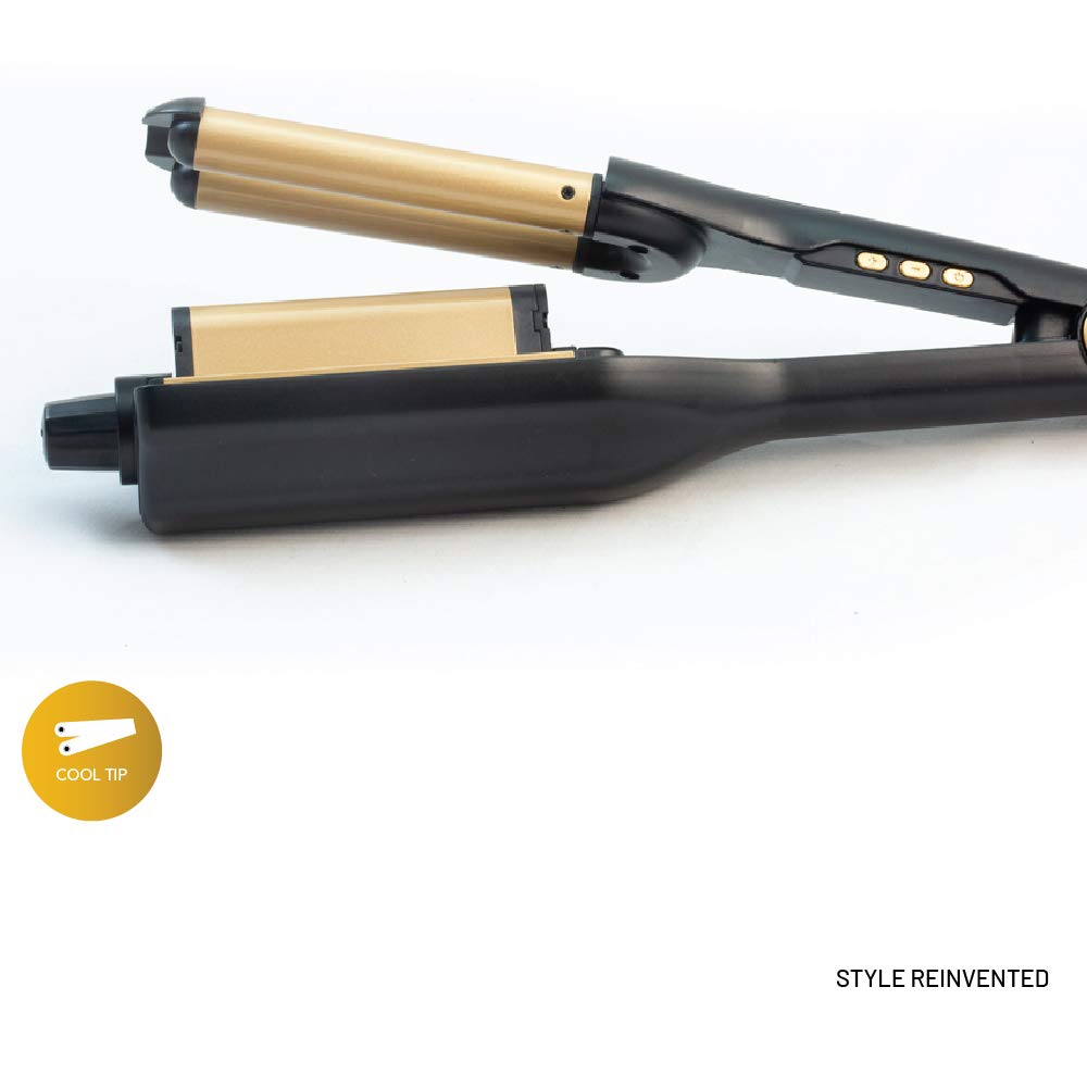 HNK SWIRIL Hair Waver (Black/Copper) Hair curler for Super Curl Ceramic Plate - Image 3 thumbnail