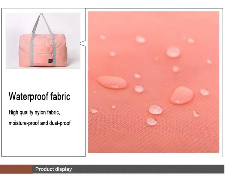 Large Capacity Travel Bag,Oxford Storage Bag, Clothing Storage Bag, Home and Travel, Multifunctional Sports Shoulder Bag (Red, Large)4