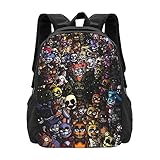 ALLC Backpack Cartoon Laptop Backpacks Lightweight Fashion Travel Daypack Large Capacity Multifunction Adjustable Straps Bags For Women Men