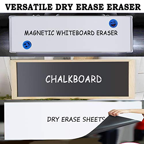 40 Pack Magnetic Whiteboard Erasers Dry Eraser Dry Erase Erasers Bulk Chalkboard Eraser Cleaner for Classroom, Office (Blue, 2 inch) image 4