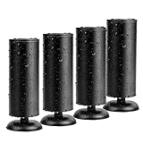 SetSailW Patas de Soporte para Muebles Juego De 4 Pies de Muebles Ajustables Patas Sofa Altas Patas de para Sofas, Mesa, Cama, Gabinete,black-20CM(7.9IN)