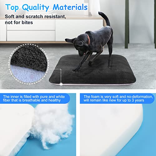 Image of Magic Dog Super Soft Extra Large Dog Bed, 47 Inches Jumbo Orthopedic Foam Pet Beds with Anti Slip Bottom, Dog Sleeping Mattress with Removable and Washable Cover, Black