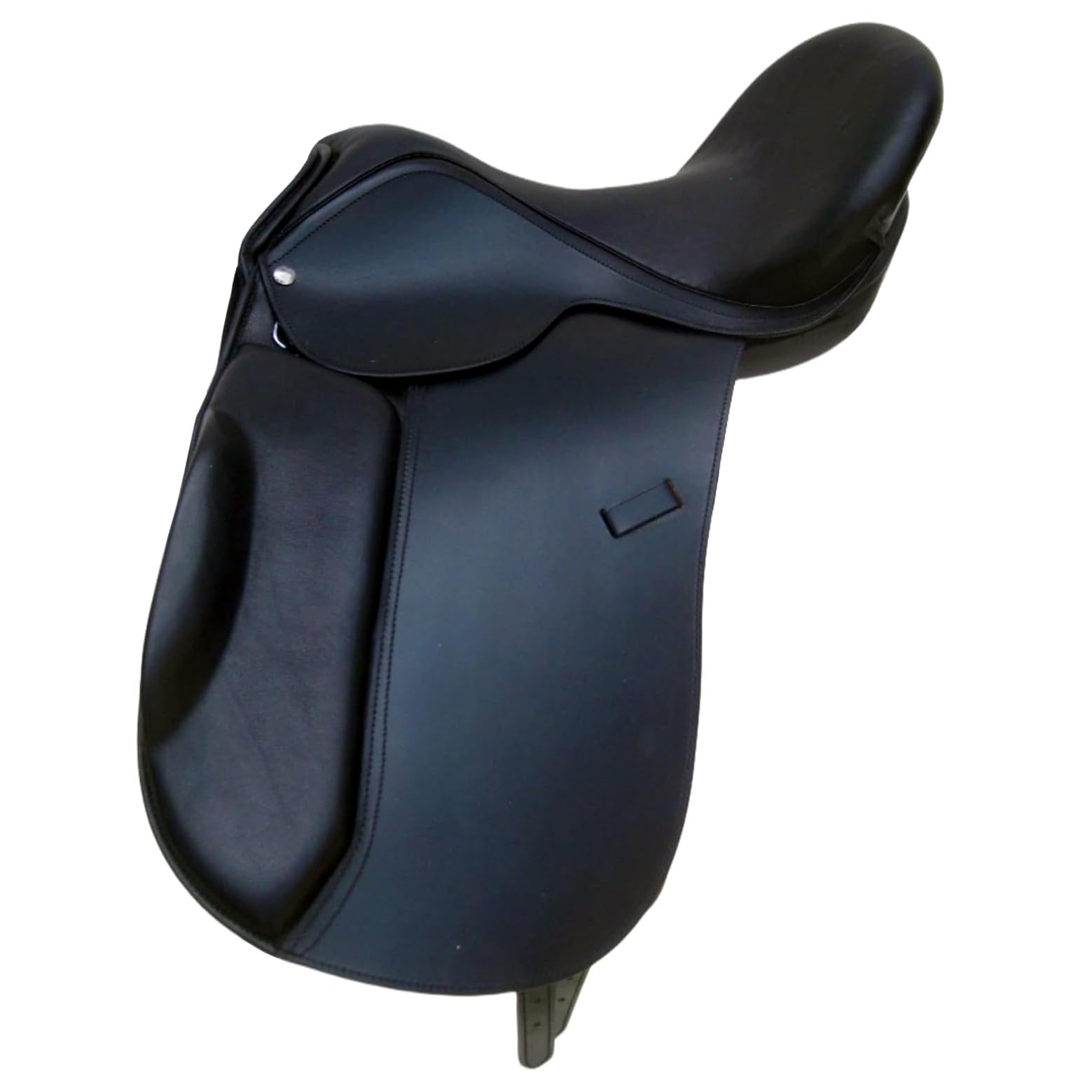 English Dressage ST-030 - Sella per cavallo Softie in pelle bovina con rivestimento completo, 33 cm a 48,3 cm, colore: nero