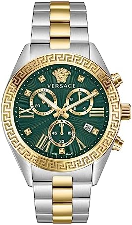 Versace Greca Chrono Collection Luxury Womens Watch Timepiece