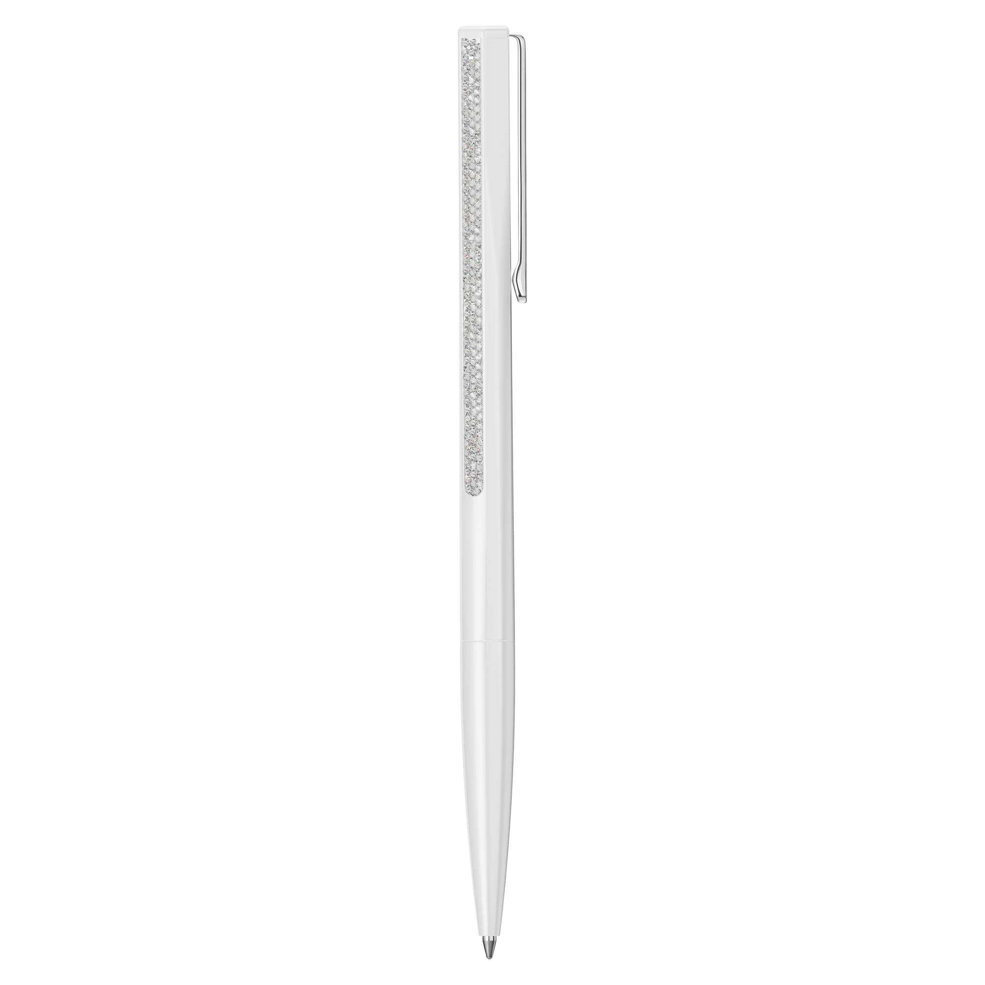 Swarovski Crystal Shimmer ballpoint pen White lacquered Chrome finished — view 2