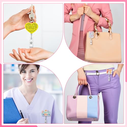 Porte-badge rétractable solide avec enrouleur fluide pour dentistes et médecins