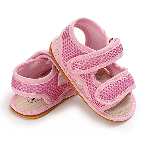 Infant Baby Boys Girls Beach Sandals Non Slip Soft Rubber Sole Toddler Outdoor Open-Toe First Walker Shoes3