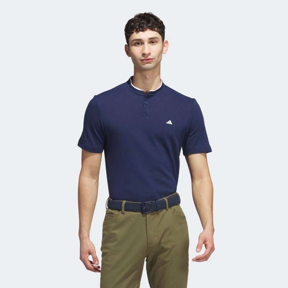 adidas Men's Go-to Henley Golf Polo Shirt