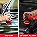 Griot's Garage 3” Red Foam Waxing Pads for Car Detailing, Polishing and Buffing Pads for Use with Waxes and Sealants, 11263, Set of 3