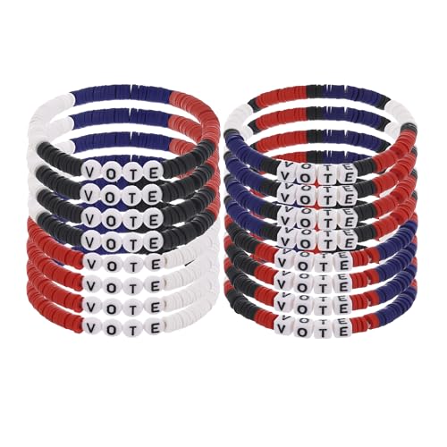 Taouzi Surfer Heishi Bracelets for Women Bulk Handmade Stackable Stretch Friendship Bracelets Christmas Jewelry Gifts for Women