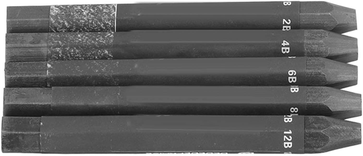 Graphite Stick Set Water Soluble Hex Rod Safe Environmentally Friendly Delicate Touch, Mainly Used for Sketching Oil Painting Watercolor Design, WGFOIPh9gsvxpifn