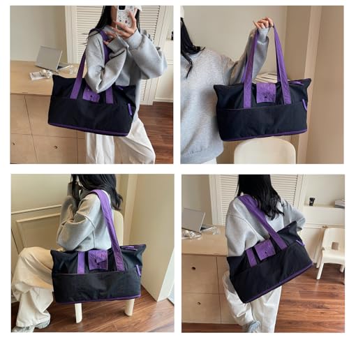 Expandable Foldable Gym Travel Bags Large Capacity Lightweight Oxford Fabric Waterproof Practical Carryall For Workout S4