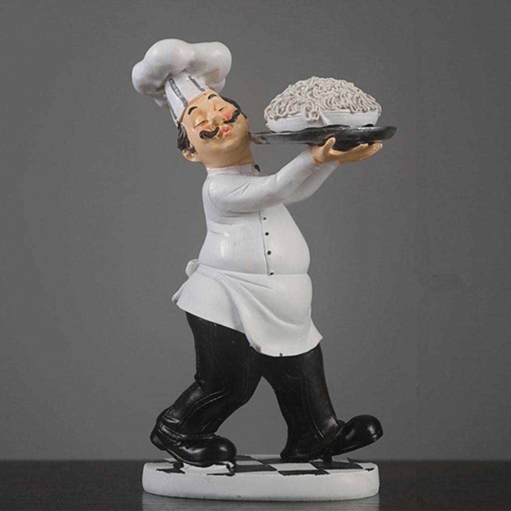 Statue, Figurine Décorative en Résine, Idéale pour Décorer Un Bureau, Une Cuisine, Un Restaurant Ou Un Café. Collection, Nouilles