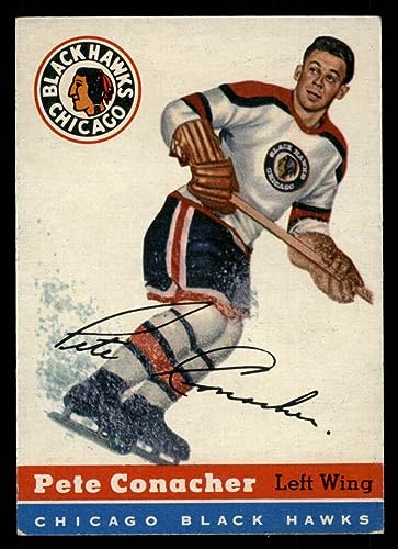 1954 Topps #33 Pete Conacher Chicago Blackhawks (Hockey Card) VG Blackhawks
