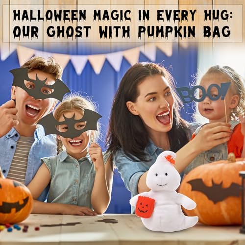 Made By Aliens Spooky Halloween Ghost Stuffed Animal - Hauntingly Adorable Soft Ghost Plush Toy - Perfect Halloween Decor & Gift for All Ages - Limited Edition Collectible - 7 inch (Haunting Ghost) — view 3