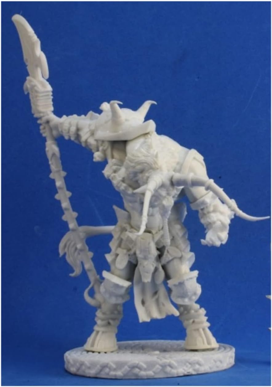 Reaper RPR77376 Bones Minotaur Demon Lord Miniature