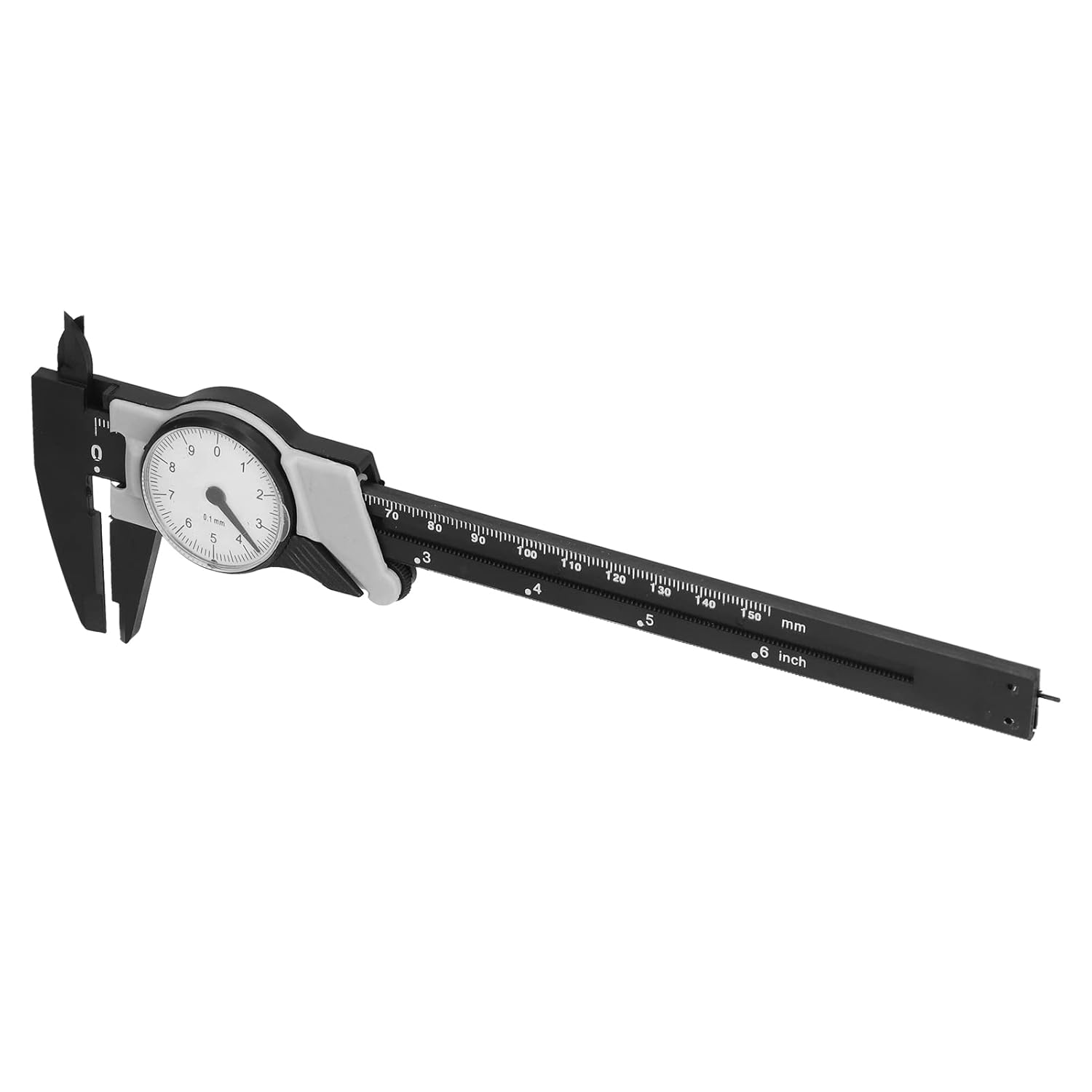 Calipers Measuring Tool, Dial Vernier Caliper ABS 0‑150mm Portable Metric Measuring Tool for Laboratory Home, Angle Measuring Caliper