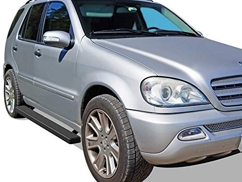 Estribos laterales Tuxtreme 5 pulg Negro para Mercedes Benz miniatura 2
