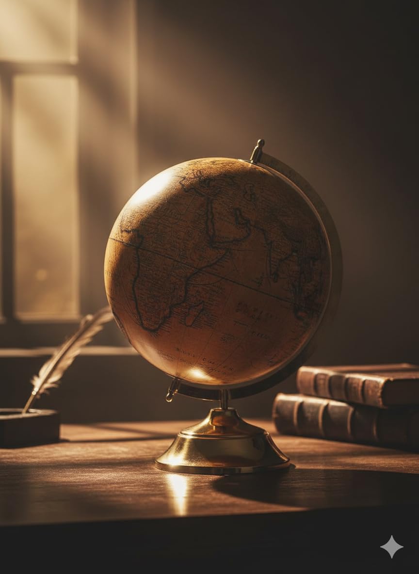 COSMIC GLOBE EXPORTS Rotating World Globe 12 Inch with Metal Arc and Stand for Home Décor, Office Decor and Decorations items,Study Table decor Items, Birthday, Party Gifts and Anniversary. 4