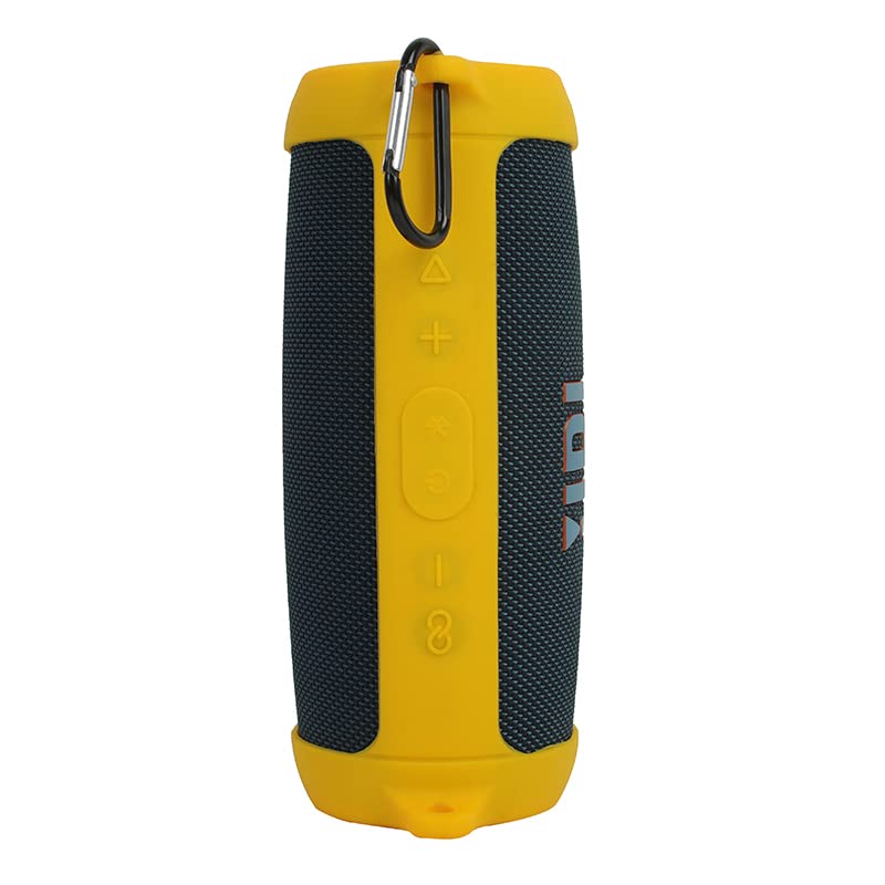 Custodia In Silicone Per JBL Charge 5 – Antigraffio Con Tracolla E Moschettone, Facile Da Trasportare