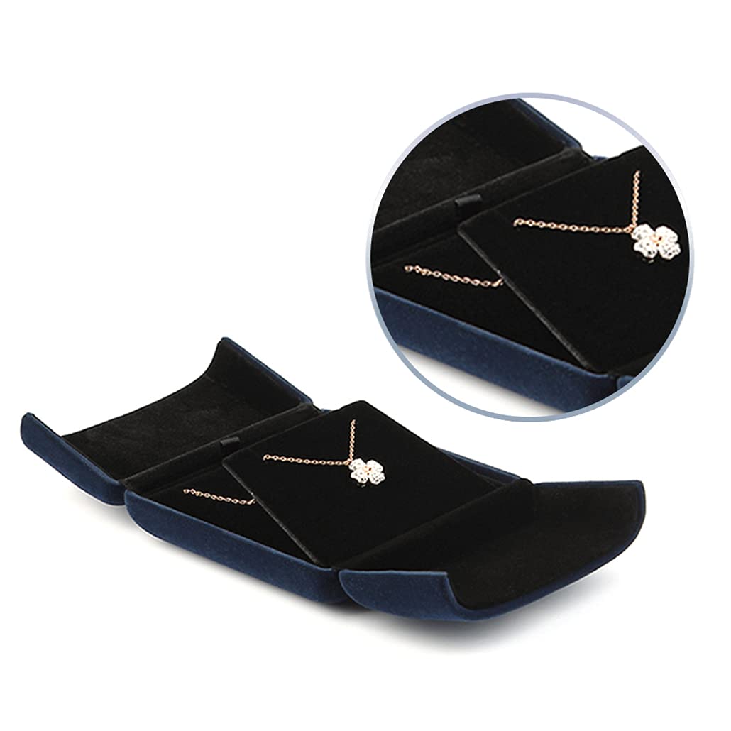 iSuperb Ring Jewelry Box, Flannel Sieradendoos voor Ringen Oorbellen en Stud Oorbel Dames Geschenkverpakkingsdoos Sieraden Display voor Verlovingsbruiloft, 6.5x6x5cm (A