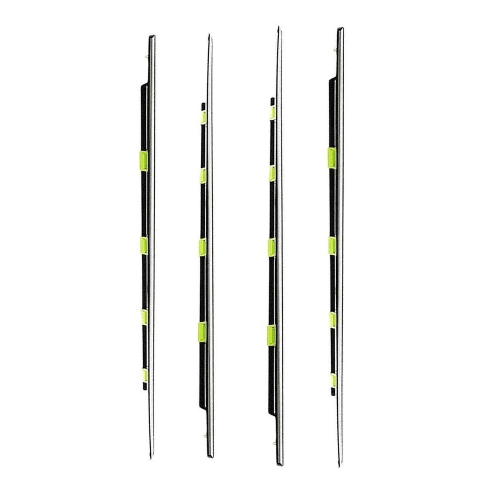 Ajohbm One Color Car Window Weatherstrip Black Moulding Trim 72410-S04-003 For Civic 4Doors 1996 1997 1998 1999 2000