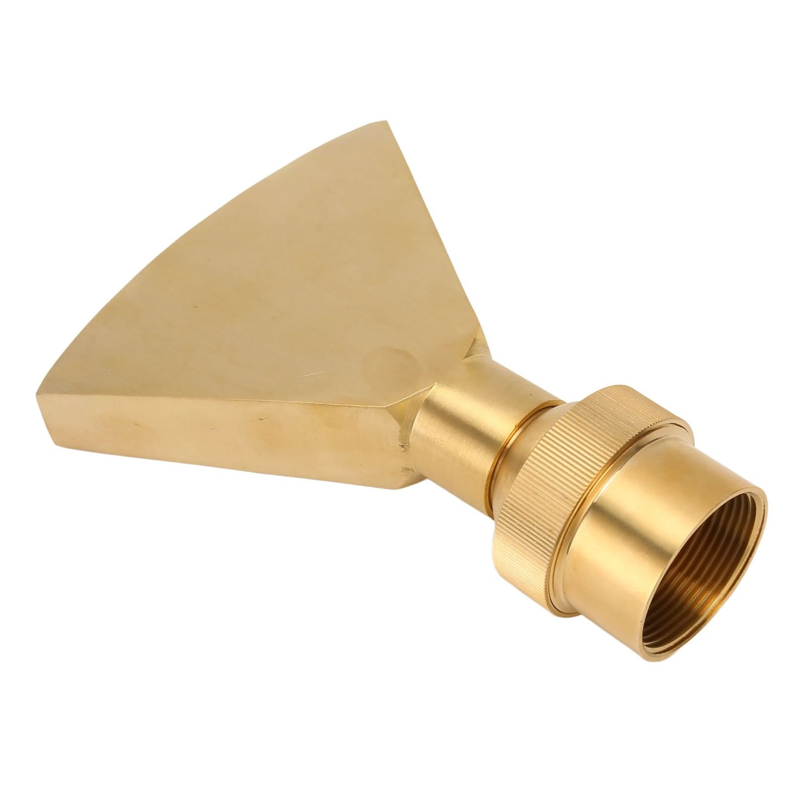Aspersor de Estanque en Forma de Abanico Boquilla de Fuente en Forma de Abanico de Latón G1 1 2 Ajustable de 0 a 180 Grados Distribución Uniforme del Agua Resistente a la Oxidación para
