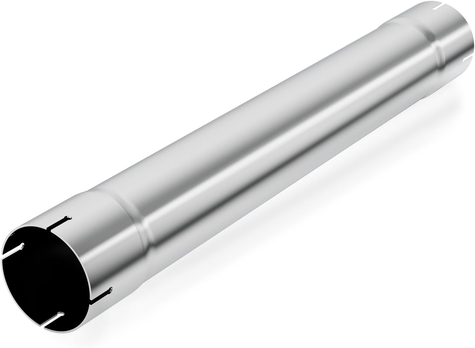 LCGP 4" Muffler Straight Pipe Stainless Steel 30" Long Straight Exhaust Pipe