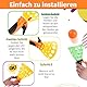 Wurfspiel Kinder Outdoor, Fangballspiel, Fangbecher Ballspiel mit 2 Fangbechern und 10 Bällen, Wurfspiel, für Garten, Park Oder Strand, Beachball, Ballspiele für Draußen Spielzeug