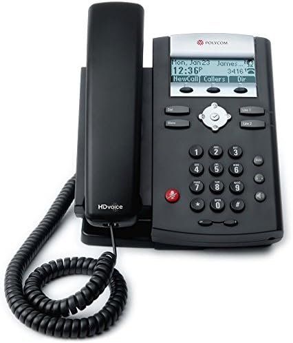 Polycom 2200-12375-001 SoundPoint IP 335 HD Corded VoIP Phone (2 Line PoE)