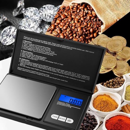 Báscula electrónica mini 100g x 0.01g para joyería miniatura 5