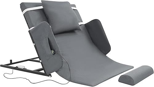 Respaldo elevador eléctrico, elevador de respaldo con control remoto para cama, capacidad de 220 libras, colchón de cuña ajustable de 10-80 con