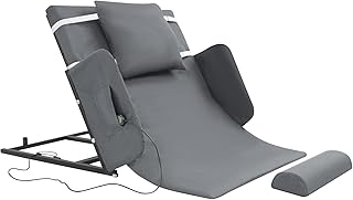 10°-80° verstellbare Elektrische Hebe-Rückenlehne,120 * 97 * 73cm Bettrückenlehne aus Stahl und Eisen mit 100kg Tragkraft und Fernbedienung,Hebe-Rückenlehne für Bett für Senioren und Schwangere,Grau