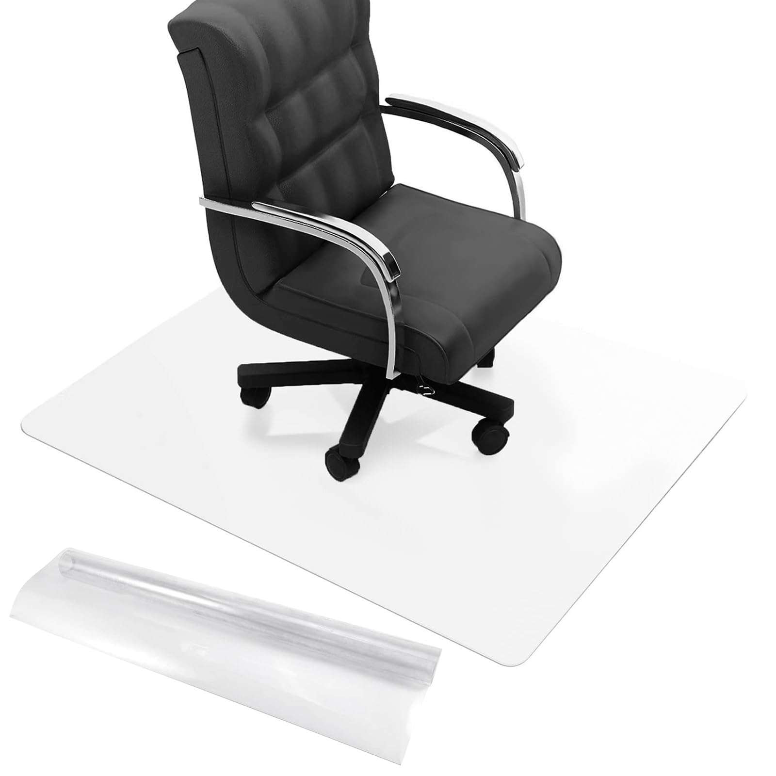 Clear Chair Mat Office Chair Mat for Hard Floors 16x16in to 72x140in Transparent PVC mats Desk Chair Mat