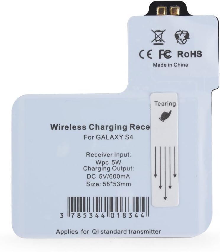 Qi Standard Wireless charging Receiver for SAMSUNG Galaxy S4